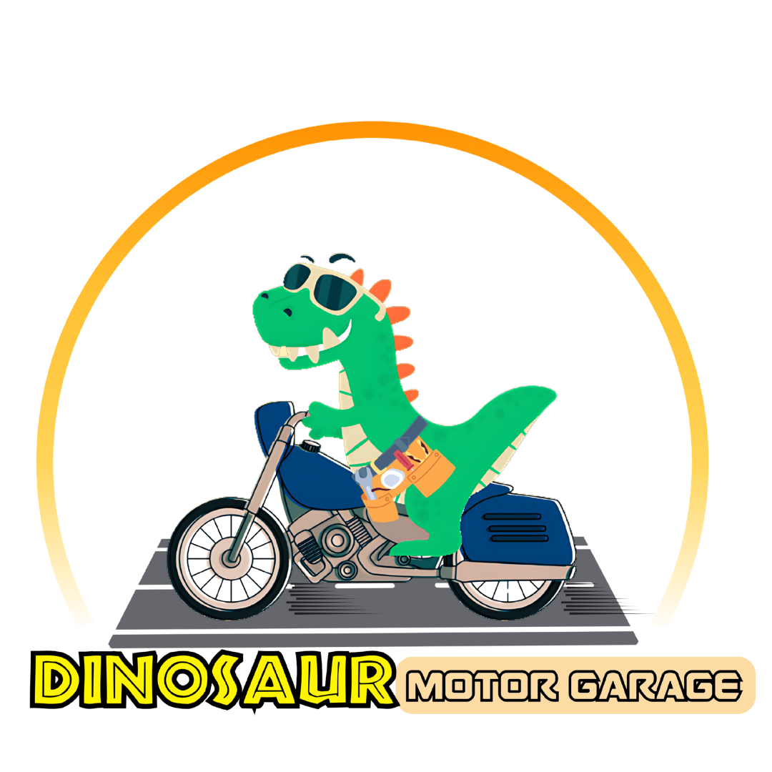 Dinosaur Motor Garage Official Logo